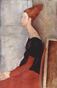 Portrait de Jeanne Hébuterne en vêtements sombres - Amedeo Modigliani